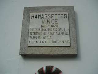 Sümeg, Panteonfal: Ramassetter Vince.jpg Sümeg, Panteonfal: Ramassetter Vince.jpg